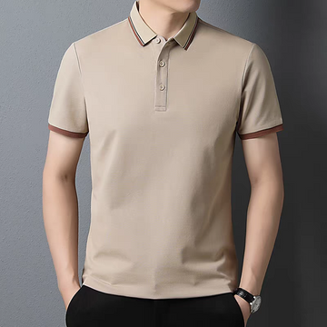Signature Contrast Trim Polo T-Shirt