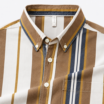 Rustline Heritage Stripe Casual Shirt